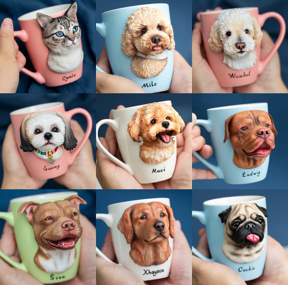 Taza de mascota personalizada