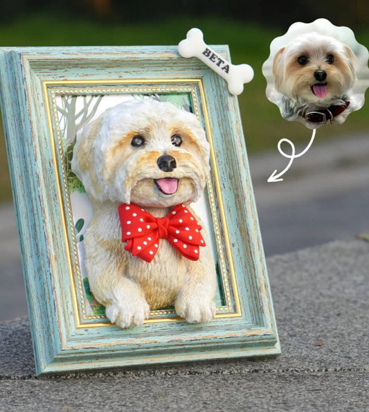Retrato personalizado de tu mascota 3D